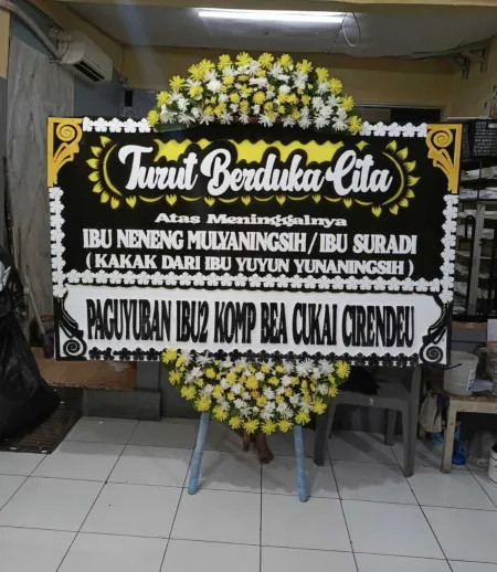 Papan Bunga Duka Harapan Mulia